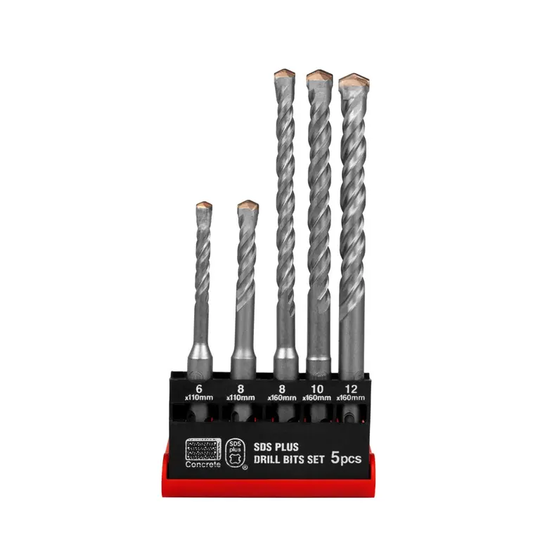 Jogo De Brocas Para Concreto 6 - 12mm Sds-plus Ronix Rh-5586