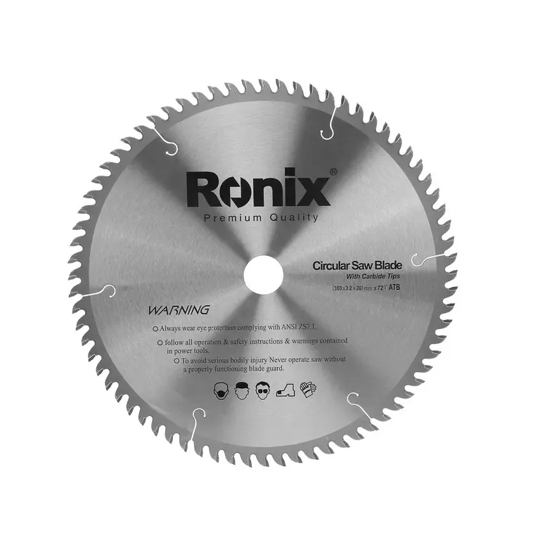 Disco Lâmina Serra Circular Madeira 300mm 72D Ronix RH-5114