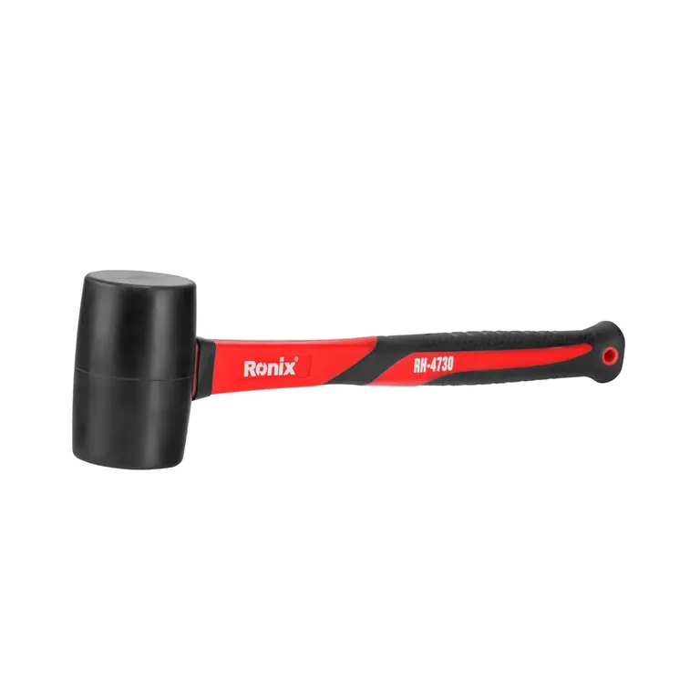 Martelo Borracha Cabo Fibra 250g Ronix Rh-4730
